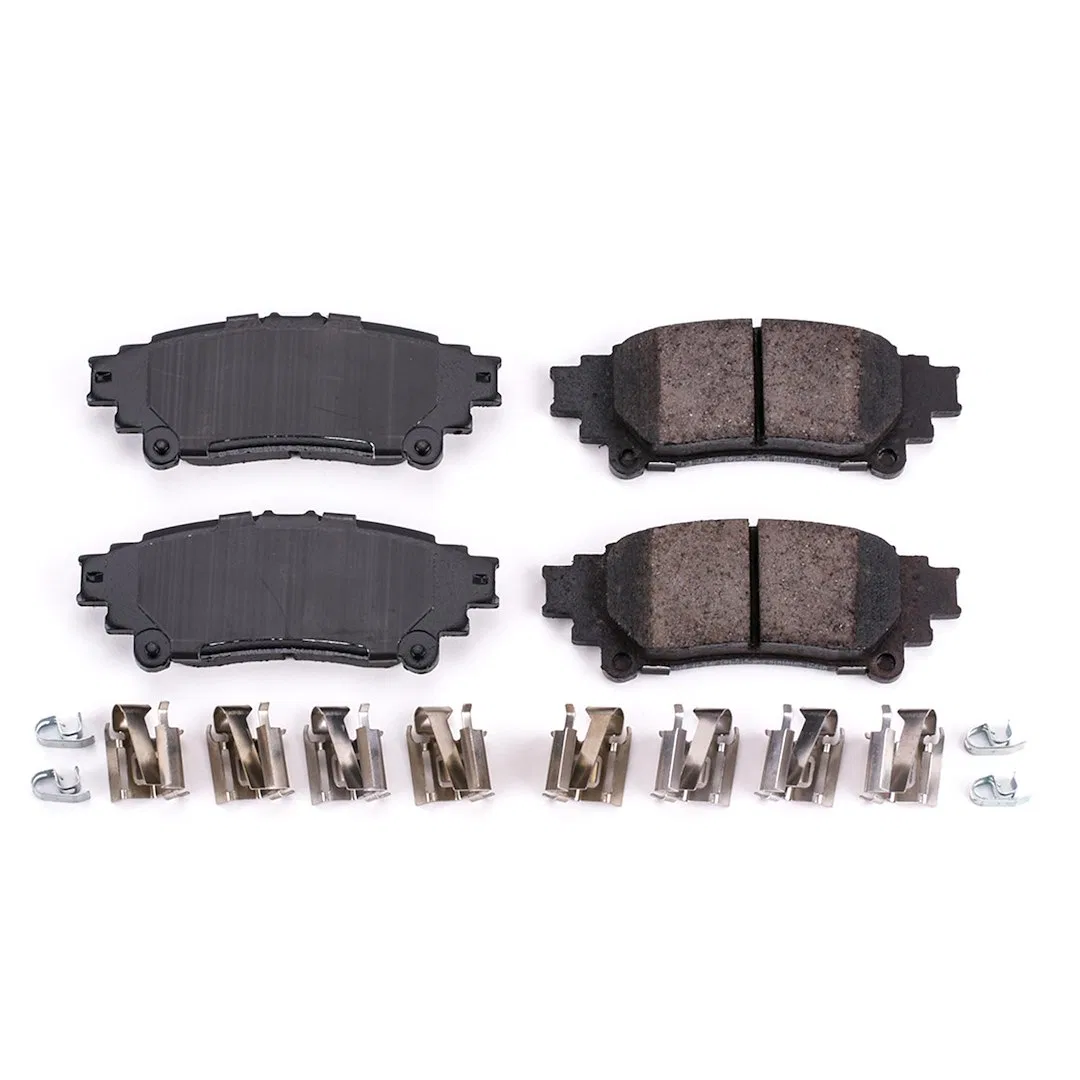 17-1391 – POWERSTOP Brake Pad, FMSI Number D1391 Ceramic Brake Pads Set Of 4 With Stainless Steel Hardware
